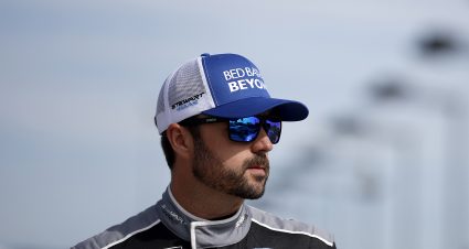 KANSAS CITY, KANSAS - SEPTEMBER 28: Josh Berry, driver of the #4 Bed Bath & Beyond Ford, walks the grid during practice for the NASCAR Cup Series Hollywood Casino 400 Presented by ESPN BET at Kansas Speedway on September 28, 2024 in Kansas City, Kansas. (Photo by Sean Gardner/Getty Images) | Getty Images