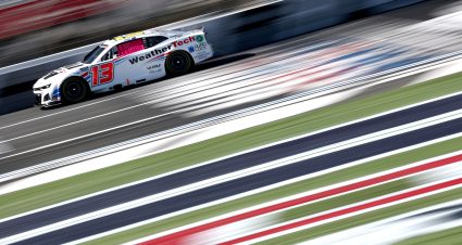 CONCORD, NORTH CAROLINA - OCTOBER 12: Shane Van Gisbergen, driver of the #13 WeatherTech Chevrolet, drives during qualifying for the NASCAR Cup Series Bank of America ROVAL 400 at Charlotte Motor Speedway on October 12, 2024 in Concord, North Carolina. (Photo by Jared C. Tilton/Getty Images) | Getty Images