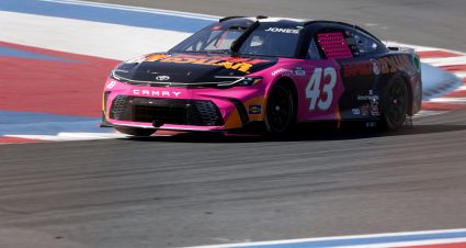 CONCORD, NORTH CAROLINA - OCTOBER 13: Erik Jones, driver of the #43 Family Dollar Toyota, drives during the NASCAR Cup Series Bank of America ROVAL 400 at Charlotte Motor Speedway on October 13, 2024 in Concord, North Carolina. (Photo by Keenan Hairston/Getty Images) | Getty Images