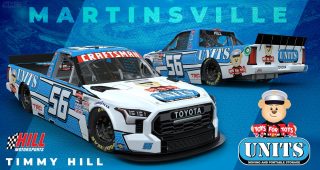 Hill Motorsports partners with UNITS Storage and Toys for Tots for Martinsville race