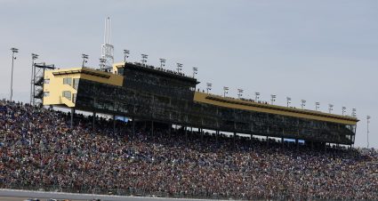KANSAS CITY, KANSAS - SEPTEMBER 10: A general view of the start of the NASCAR Cup Series Hollywood Casino 400 at Kansas Speedway on September 10, 2023 in Kansas City, Kansas. (Photo by Sean Gardner/Getty Images) | Getty Images