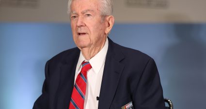 CHARLOTTE, NORTH CAROLINA - JANUARY 19: NASCAR Hall of Famers Bobby Allison looks on during the Blue Jacket Ceremony at NASCAR Hall of Fame on January 19, 2023 in Charlotte, North Carolina. (Photo by David Jensen/Getty Images) | Getty Images