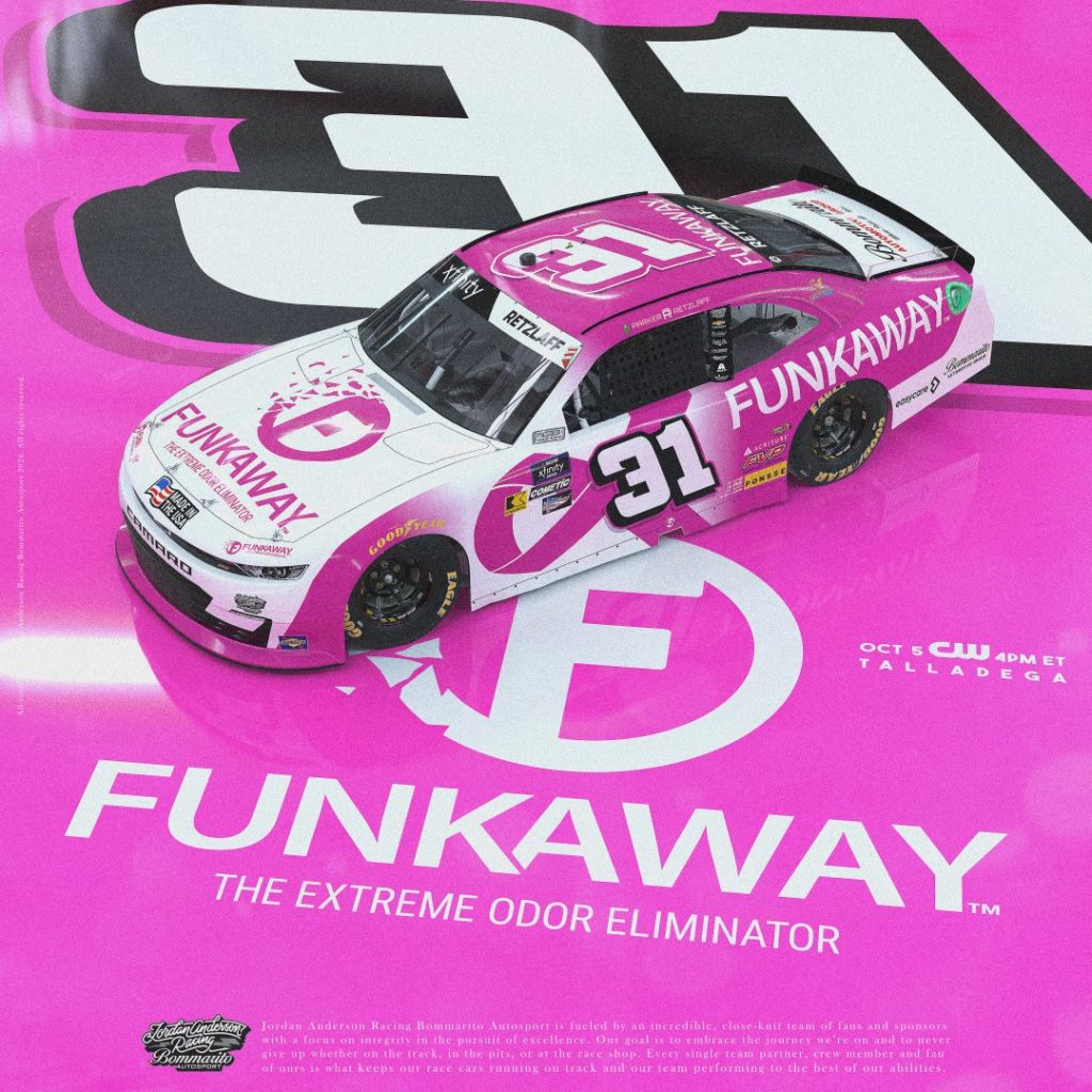 Funkaway Racing 2024 #31 Jordan Anderson Racing Xfinity Series Paint Schemes - Jayski's ...