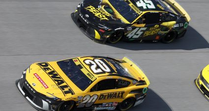 Ty Gibbs’s 2024 #45 Interstate Batteries Toyota paint scheme.