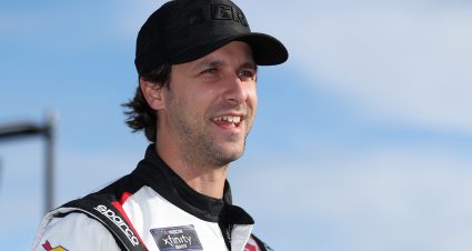PORTLAND, OREGON - JUNE 01: Josh Bilicki, driver of the #19 Ditec Marine Products Toyota, looks on during practice for the NASCAR Xfinity Series Pacific Office Automation 147 at Portland International Raceway on June 01, 2024 in Portland, Oregon. (Photo by Meg Oliphant/Getty Images) | Getty Images