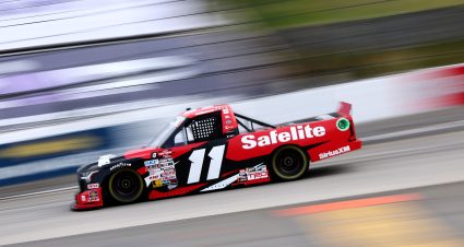 MARTINSVILLE, VIRGINIA - NOVEMBER 01: Corey Heim, driver of the #11 Safelite Toyota, drives during practice for the NASCAR Craftsman Truck Series Zip Buy Now, Pay Later 200 at Martinsville Speedway on November 01, 2024 in Martinsville, Virginia. (Photo by David Jensen/Getty Images) | Getty Images
