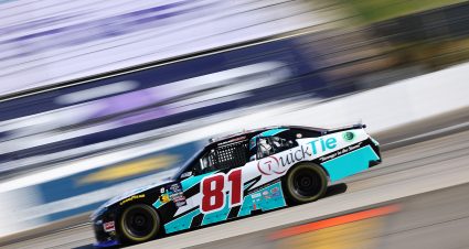 Chandler Smith’s 2024 #81 QuickTie Toyota paint scheme.