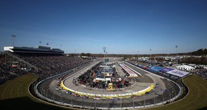 MARTINSVILLE, VIRGINIA - NOVEMBER 03: A general view of racing during the NASCAR Cup Series Xfinity 500 at Martinsville Speedway on November 03, 2024 in Martinsville, Virginia. (Photo by Jared C. Tilton/Getty Images) | Getty Images