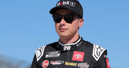 MARTINSVILLE, VIRGINIA - NOVEMBER 02: Christopher Bell, driver of the #20 Mobil 1 Toyota, walks the grid during practice for the NASCAR Cup Series Xfinity 500 at Martinsville Speedway on November 02, 2024 in Martinsville, Virginia. (Photo by Jonathan Bachman/Getty Images) | Getty Images