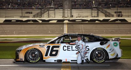 DAYTONA BEACH, FLORIDA - FEBRUARY 14: AJ Allmendinger, driver of the #16 Celsius Chevrolet, poses for a photo on the grid during qualifying for the NASCAR Cup Series Daytona 500 at Daytona International Speedway on February 14, 2024 in Daytona Beach, Florida. (Photo by Jared C. Tilton/Getty Images) | Getty Images