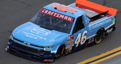 DAYTONA BEACH, FLORIDA - FEBRUARY 15: Thad Moffitt, driver of the #46 Customers Bank Chevrolet, drives during the NASCAR Cup Series Bluegreen Vacations Duel #2 at Daytona International Speedway on February 15, 2024 in Daytona Beach, Florida. (Photo by Jared C. Tilton/Getty Images) | Getty Images