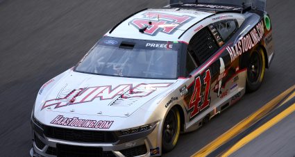 DAYTONA BEACH, FLORIDA - FEBRUARY 16: Ryan Preece, driver of the #41 HaasTooling.com Ford, drives during practice for the NASCAR Cup Series Daytona 500 at Daytona International Speedway on February 16, 2024 in Daytona Beach, Florida. (Photo by Jared C. Tilton/Getty Images) | Getty Images