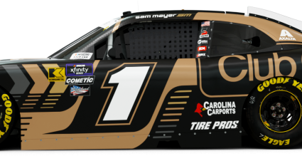 2024 NASCAR Xfinity Series #1 Sam Mayer Club Car Chevrolet paint scheme at Las Vegas