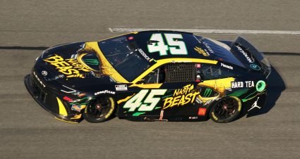 Tyler Reddick’s 2024 #45 Nasty Beast Toyota paint scheme.