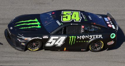 Ty Gibbs’s 2024 #54 Monster Energy Toyota paint scheme.