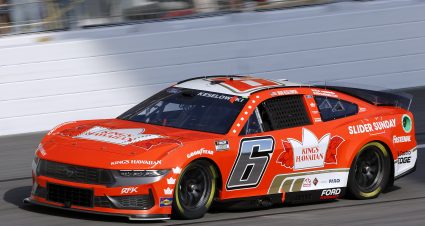 HAMPTON, GEORGIA - FEBRUARY 25: Brad Keselowski, driver of the #6 King's Hawaiian Ford, drives during the NASCAR Cup Series Ambetter Health 400 at Atlanta Motor Speedway on February 25, 2024 in Hampton, Georgia. (Photo by Todd Kirkland/Getty Images) | Getty Images