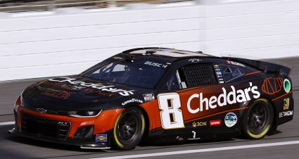 HAMPTON, GEORGIA - FEBRUARY 25: Kyle Busch, driver of the #8 Cheddar's Scratch Kitchen Chevrolet, drives during the NASCAR Cup Series Ambetter Health 400 at Atlanta Motor Speedway on February 25, 2024 in Hampton, Georgia. (Photo by Todd Kirkland/Getty Images) | Getty Images