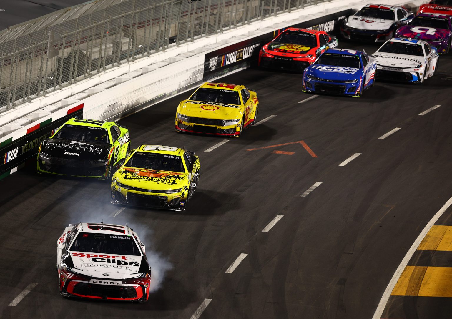 2024 NASCAR Cup Series Clash at the Coliseum Race Page - Jayski's ...