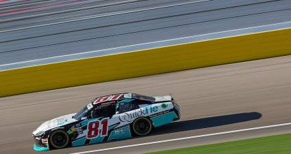 Chandler Smith’s 2024 #81 QuickTie Toyota paint scheme.