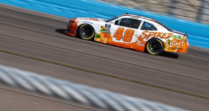 Parker Kligerman’s 2024 #48 Spiked Lite Coolers Chevrolet paint scheme.