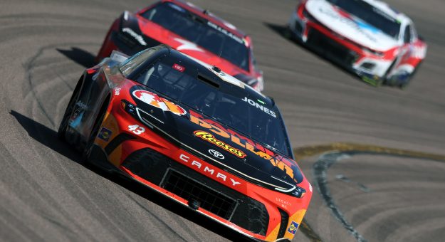 AVONDALE, ARIZONA - MARCH 10: Erik Jones, driver of the #43 Family Dollar Toyota, drives during the NASCAR Cup Series Shriners Children's 500 at Phoenix Raceway on March 10, 2024 in Avondale, Arizona. (Photo by Meg Oliphant/Getty Images) | Getty Images