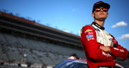 HAMPTON, GEORGIA - FEBRUARY 23: Jesse Love, driver of the #2 Whelen Chevrolet, looks on during qualifying for the NASCAR Xfinity Series King of Tough 250 at Atlanta Motor Speedway on February 23, 2024 in Hampton, Georgia. (Photo by Jared C. Tilton/Getty Images) | Getty Images