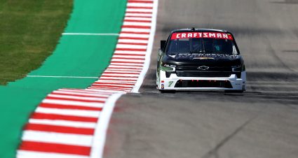 AUSTIN, TEXAS - MARCH 22: Connor Zilisch, driver of the #7 Austin Hatcher Foundation Chevrolet, drives during practice for the NASCAR Craftsman Truck Series XPEL 225 at Circuit of The Americas on March 22, 2024 in Austin, Texas. (Photo by Jonathan Bachman/Getty Images) | Getty Images