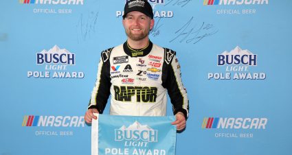 AUSTIN, TEXAS - MARCH 23: William Byron, driver of the #24 RaptorTough.com Chevrolet, poses for photos after winning the pole award during qualifying for the NASCAR Cup Series  EchoPark Automotive Grand Prix at Circuit of The Americas on March 23, 2024 in Austin, Texas. (Photo by Jonathan Bachman/Getty Images) | Getty Images