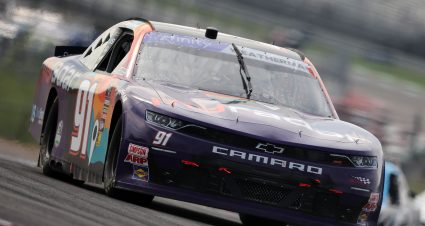 AUSTIN, TEXAS - MARCH 23: Kyle Weatherman, driver of the #91 myradar/DriveSmartWarranty.com Chevrolet, drives during the NASCAR Xfinity Series Focused Health 250 at Circuit of The Americas on March 23, 2024 in Austin, Texas. (Photo by Jonathan Bachman/Getty Images) | Getty Images