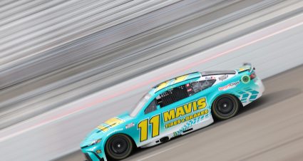 Denny Hamlin’s 2024 #11 Mavis Tires & Brakes Toyota paint scheme.