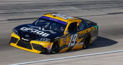 Taylor Gray’s 2024 #19 Operation 300 Toyota paint scheme.