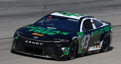 FORT WORTH, TEXAS - APRIL 13: Erik Jones, driver of the #43 Dollar Tree Toyota, drives during qualifying for the NASCAR Cup Series AutoTrader EchoPark Automotive 400 at Texas Motor Speedway on April 13, 2024 in Fort Worth, Texas. (Photo by Jared C. Tilton/Getty Images) | Getty Images
