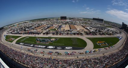 FORT WORTH, TEXAS - APRIL 14: A general view of racing during the NASCAR Cup Series AutoTrader EchoPark Automotive 400 at Texas Motor Speedway on April 14, 2024 in Fort Worth, Texas. (Photo by Jared C. Tilton/Getty Images) | Getty Images