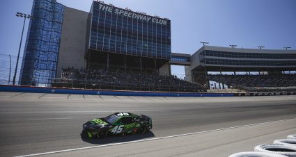 FORT WORTH, TEXAS - APRIL 14: Tyler Reddick, driver of the #45 The Beast Unleashed Toyota, drives during the NASCAR Cup Series AutoTrader EchoPark Automotive 400 at Texas Motor Speedway on April 14, 2024 in Fort Worth, Texas. (Photo by Sean Gardner/Getty Images) | Getty Images