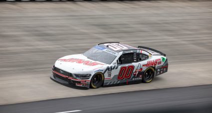 DOVER, DELAWARE - APRIL 27: Cole Custer, driver of the #00 Haas Automation Ford, drives during the NASCAR Xfinity Series BetRivers 200 at Dover International Speedway on April 27, 2024 in Dover, Delaware. (Photo by James Gilbert/Getty Images) | Getty Images