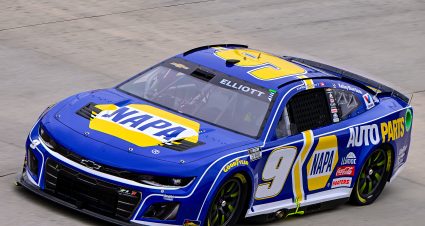 DOVER, DELAWARE - APRIL 27: Chase Elliott, driver of the #9 NAPA Auto Parts Chevrolet, drives during practice for the NASCAR Cup Series Würth 400 at Dover International Speedway on April 27, 2024 in Dover, Delaware. (Photo by Logan Riely/Getty Images) | Getty Images