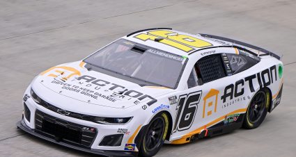 DOVER, DELAWARE - APRIL 27: AJ Allmendinger, driver of the #16 Action Industries Chevrolet, drives during practice for the NASCAR Cup Series Würth 400 at Dover International Speedway on April 27, 2024 in Dover, Delaware. (Photo by Logan Riely/Getty Images) | Getty Images