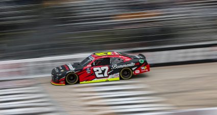 Jeb Burton’s 2024 #27 Bommarito Automotive Group Chevrolet paint scheme.