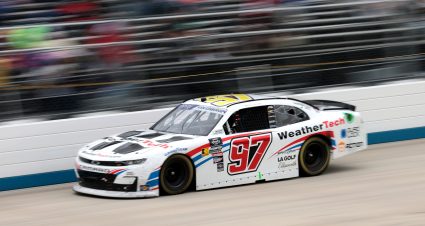 DOVER, DELAWARE - APRIL 27: Shane van Gisbergen, driver of the #97 WeatherTech Chevrolet, drives during the NASCAR Xfinity Series BetRivers 200 at Dover International Speedway on April 27, 2024 in Dover, Delaware. (Photo by James Gilbert/Getty Images) | Getty Images