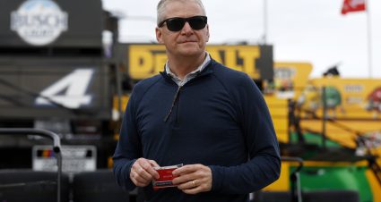 DAYTONA BEACH, FLORIDA - FEBRUARY 15: NASCAR Hall of Famer Jeff Burton walks through the garage area during practice for the NASCAR Cup Series 64th Annual Daytona 500 at Daytona International Speedway on February 15, 2022 in Daytona Beach, Florida. (Photo by Chris Graythen/Getty Images) | Getty Images
