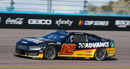 #12: Ryan Blaney, Team Penske, Advance Auto Parts Ford Mustang