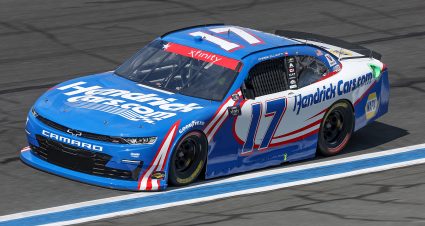 CONCORD, NORTH CAROLINA - MAY 24: Chase Elliott, driver of the #17 HendrickCars.com Chevrolet, drives during qualifying for the NASCAR Xfinity Series BetMGM 300 at Charlotte Motor Speedway on May 24, 2024 in Concord, North Carolina. (Photo by Jared C. Tilton/Getty Images) | Getty Images