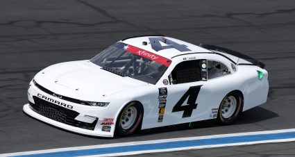 CONCORD, NORTH CAROLINA - MAY 24: Dawson Cram, driver of the #4 TeamJDMotorsports.com Chevrolet, drives during qualifying for the NASCAR Xfinity Series BetMGM 300 at Charlotte Motor Speedway on May 24, 2024 in Concord, North Carolina. (Photo by Jared C. Tilton/Getty Images) | Getty Images