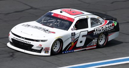 CONCORD, NORTH CAROLINA - MAY 24: Garrett Smithley, driver of the #6 TeamJDMotorsports.com Chevrolet, drives during qualifying for the NASCAR Xfinity Series BetMGM 300 at Charlotte Motor Speedway on May 24, 2024 in Concord, North Carolina. (Photo by Jared C. Tilton/Getty Images) | Getty Images