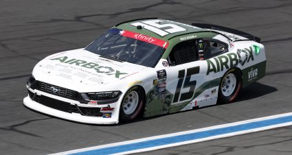 CONCORD, NORTH CAROLINA - MAY 24: Hailie Deegan, driver of the #15 AirBox Ford, drives during qualifying for the NASCAR Xfinity Series BetMGM 300 at Charlotte Motor Speedway on May 24, 2024 in Concord, North Carolina. (Photo by Jared C. Tilton/Getty Images) | Getty Images