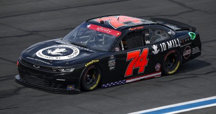 Jade Buford’s 2024 #74 Frog Alley Brewing Co Chevrolet paint scheme.