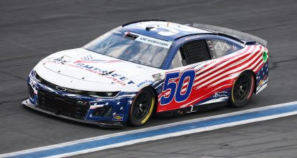 CONCORD, NORTH CAROLINA - MAY 25: Ty Dillon, driver of the #50 AmeriVet Securities Chevrolet, drives during practice for the NASCAR Cup Series Coca-Cola 600 at Charlotte Motor Speedway on May 25, 2024 in Concord, North Carolina. (Photo by Jared C. Tilton/Getty Images) | Getty Images