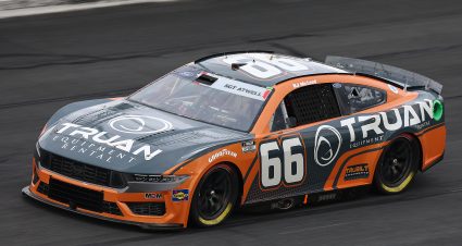 CONCORD, NORTH CAROLINA - MAY 25: BJ McLeod, driver of the #66 Truan Equipment Ford, drives during qualifying for the NASCAR Cup Series Coca-Cola 600 at Charlotte Motor Speedway on May 25, 2024 in Concord, North Carolina. (Photo by Jared C. Tilton/Getty Images) | Getty Images