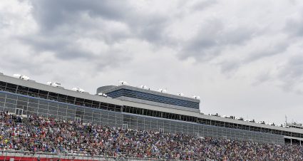 CONCORD, NORTH CAROLINA - MAY 26: Ty Gibbs, driver of the #54 Monster Energy/Interstate Batteries Toyota, leads the field to start the NASCAR Cup Series Coca-Cola 600 at Charlotte Motor Speedway on May 26, 2024 in Concord, North Carolina. (Photo by Logan Riely/Getty Images) | Getty Images