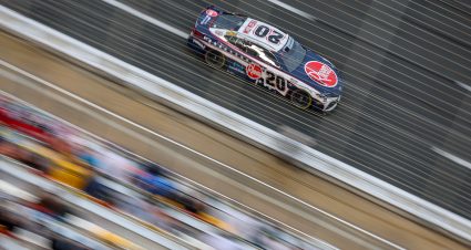 CONCORD, NORTH CAROLINA - MAY 26: Christopher Bell, driver of the #20 Rheem Toyota, drives during the NASCAR Cup Series Coca-Cola 600 at Charlotte Motor Speedway on May 26, 2024 in Concord, North Carolina. (Photo by David Jensen/Getty Images) | Getty Images